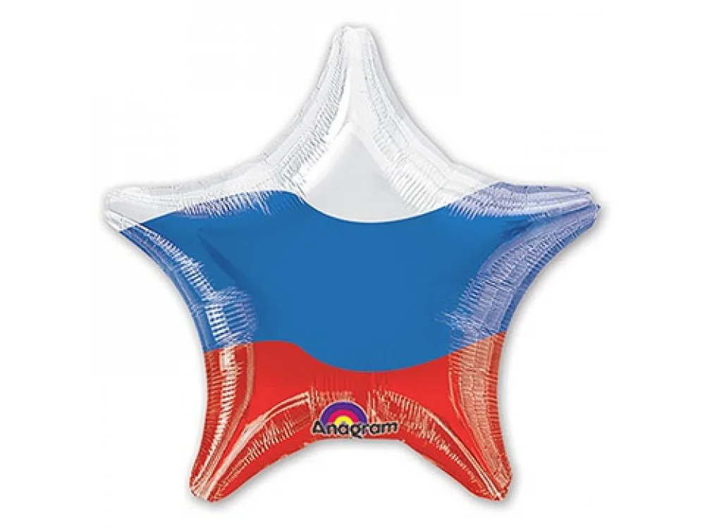 А 9"  Триколор Звезда 1 шт./(США)