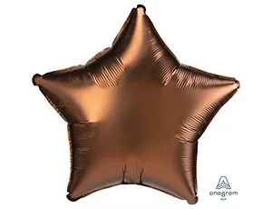 А 18"/46см Звезда Сатин Cocoa, 1 шт./(США)