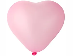 G Сердца 16"/41см Пастель Розовый /25 шт. / (Италия)