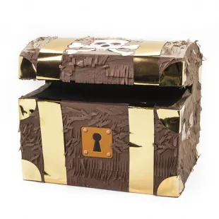 Пиньята Фигура, Пиратский сундук, 26*30 см, 1 шт.