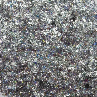 Конфетти фольга Блестки, Серебро, Голография, 20 гр.