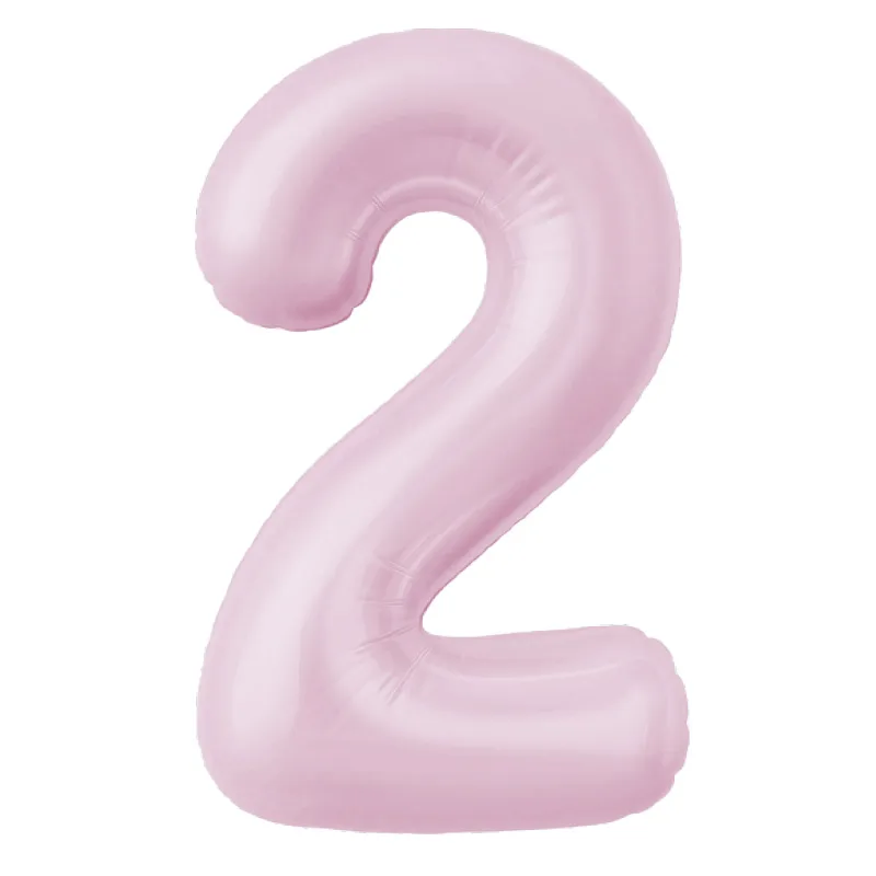 Р 40"/102см Цифра, 2 Slim, Зефирный, / 1 шт / (Россия)