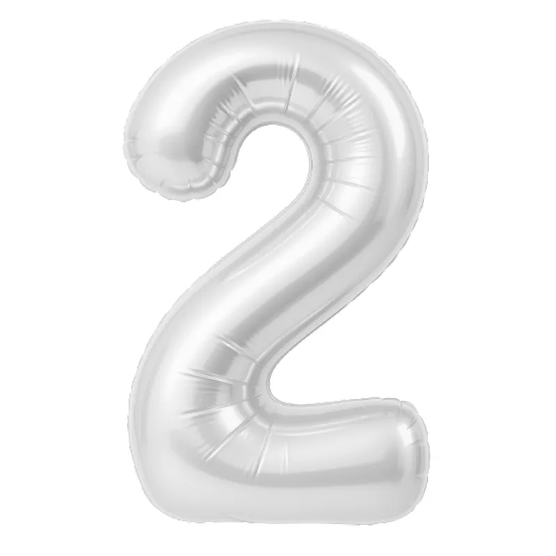 Р 40"/102см Цифра, 2 Slim, Белый блеск, / 1 шт / (Россия)