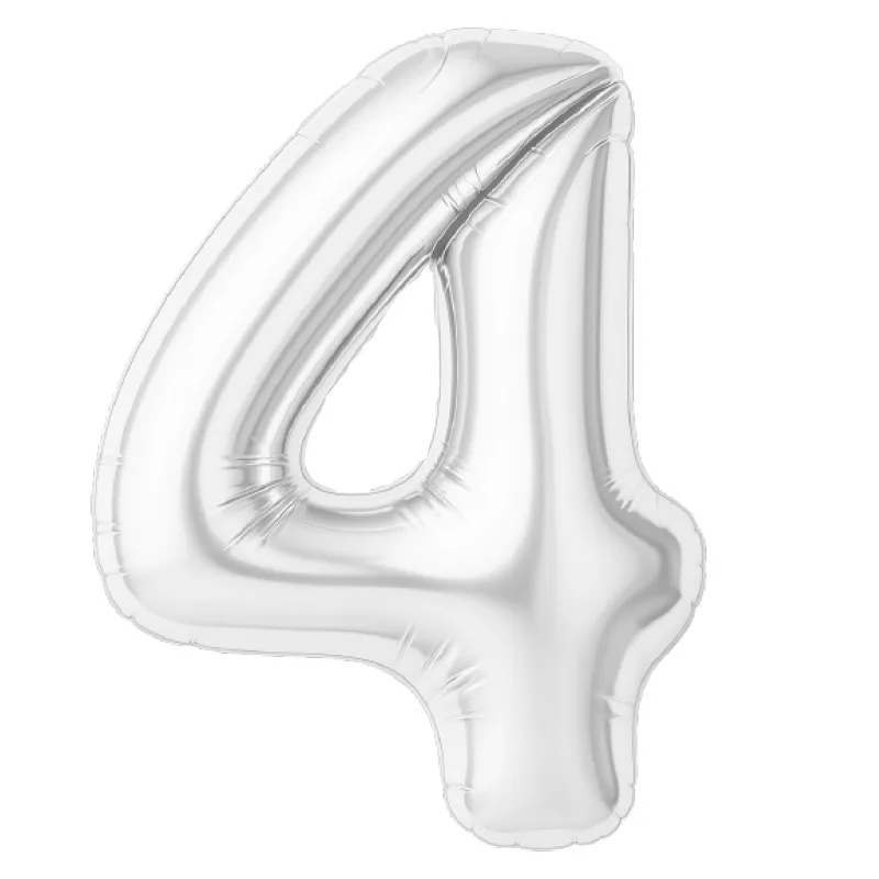 Р 40"/102см Цифра, 4 Slim, Белый блеск, / 1 шт / (Россия)