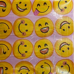 Скатерть "Смайлы", 120*180 см/1 шт./(Китай)