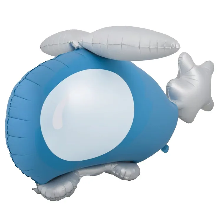 К 37"/93 см Вертолет голубой 3D/(Китай)