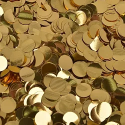 Конфетти фольга Круги, Золото, 50 гр.