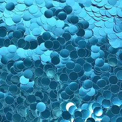 Конфетти фольга Круги, Голубой, 50 гр.