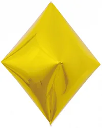 F 21"/53 см Ромб 3D, Золото, 1 шт.(Китай)