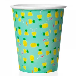 Стаканчики, Ананасовый микс, мятный, 180мл., 6 шт.
