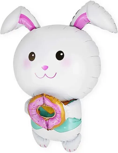 F 36"/91 Зайка с пончиком, 1 шт. (Китай)