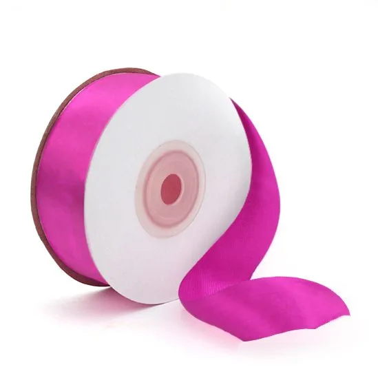 Лента Атлас Фуксия1 / 25 мм * 22,85 м (Китай)