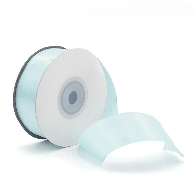 Лента Атлас Голубой / 25 мм * 22,85 м (Китай)