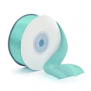 Лента Атлас Морская волна / 12мм * 22,85 м (Китай)