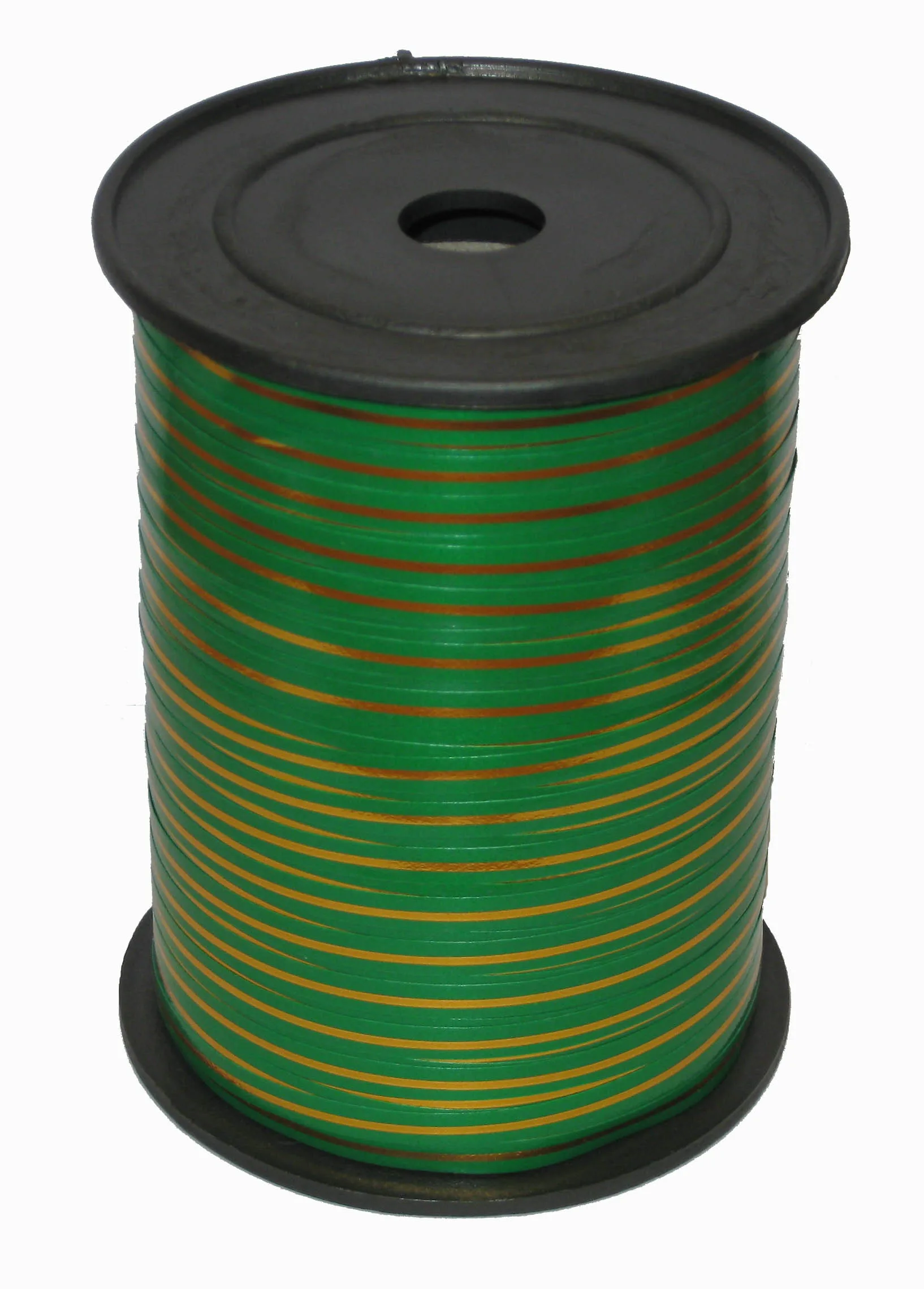 Лента с Золотой полоской	бобина 0,5 см / 250 м Зеленая (Россия)