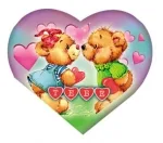 Валентинка Влюбленные мишки (20 шт.)