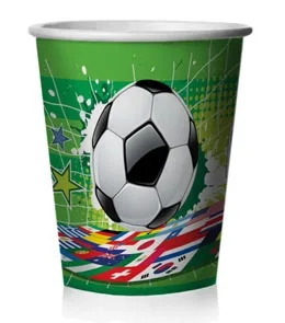 Стаканы бумажные "Футбольный матч" (250 мл. 6 шт.)