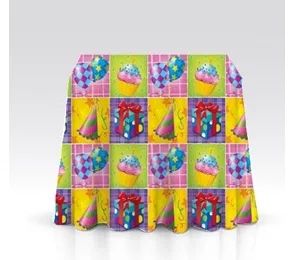 Скатерть "С Днем Рождения" (130*180см)