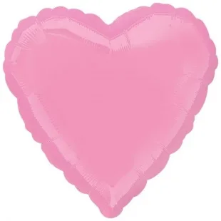 F 18"/46см Сердце, Розовый неон, 1 шт. (Китай)