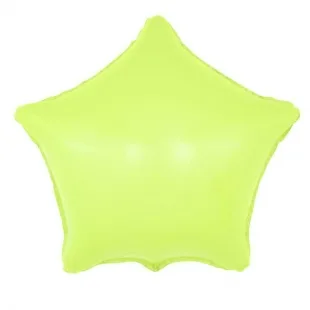 F 18"/46см Звезда, Макарунс Лайм, 1 шт. (Китай)