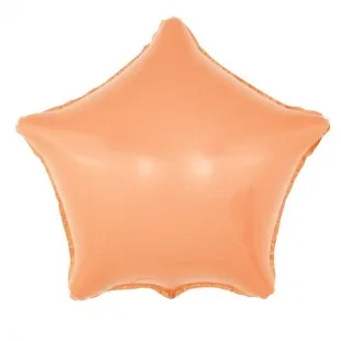 F 18"/46см Звезда, Макарунс Оранжевый, 1 шт. (Китай)