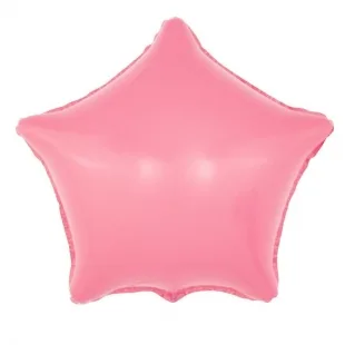 F 18"/46см Звезда, Макарунс Розовый коралл, 1 шт. (Китай)