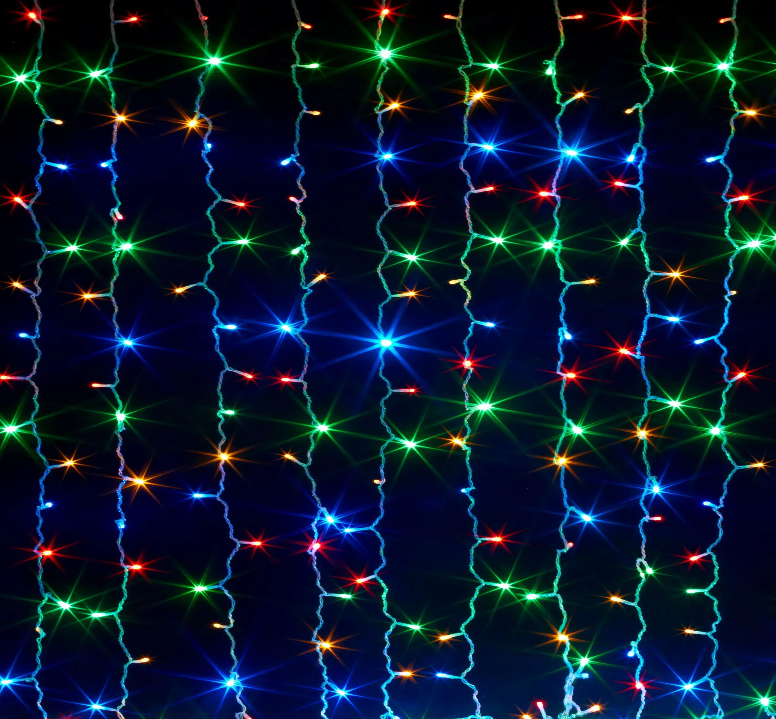 Светодиодная гирлянда "Бахрома" 1,5м*1,5м /(Китай)