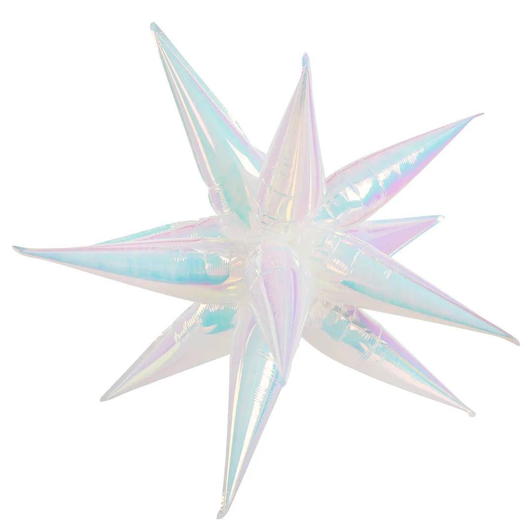 F 26''/66 см Звезда, Составная, Хамелеон, Жемчужный, Перламутр, 1 шт. в уп.(Китай)