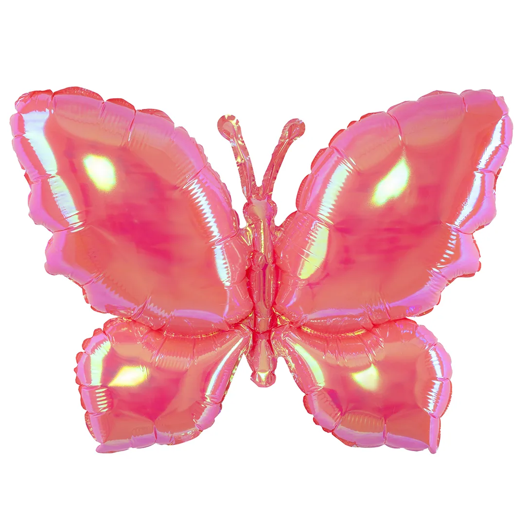 F 29"/74см Бабочка, Хамелеон (надув воздухом), Розовый, Перламутр, 1 шт. в уп.(Китай)