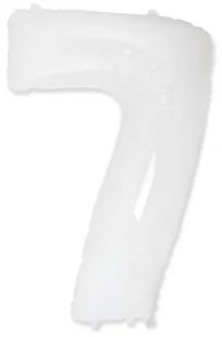 И 40"/102см Цифра "7", Белый/ 1 шт (Испания)