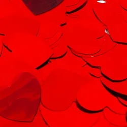 Конфетти фольга Сердца, Красный, 50 гр.