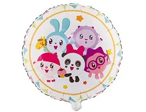 К 18" Круг Малышарики Флажки/1 шт./(Китай)