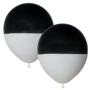 М 12"/30см Биколор ,BLACK & WHITE, Пастель, 25 шт. (Мексика)