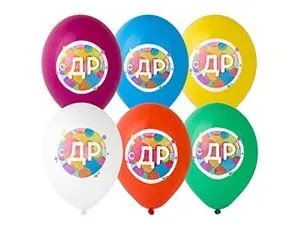 В 14"/36см С ДР Круги полноцвет / 25 шт./(Бельгия)