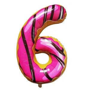 К 40"/102см Цифра "6/9" Пончик /1 шт./(Китай)