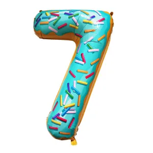 К 40"/102см Цифра "7" Пончик /1 шт./(Китай)