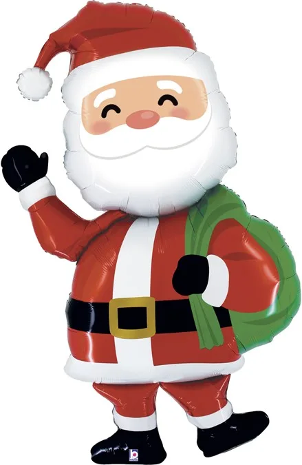 G 60"/152 см. Дед Мороз с подарками, 1 шт. в упак. (Италия)