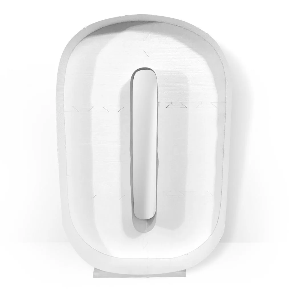 Каркас для аэромозаики, Цифра, 0, Белый, 120 см, 1 шт.