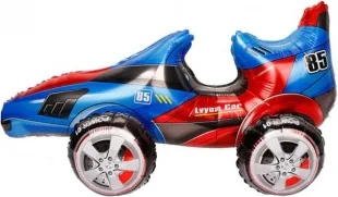 F 24"/61 см Ходячая Фигура, Гоночная машина, Синий, 1 шт. в упак. (Китай)