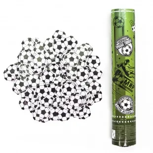 Пневмохлопушка (30 см), Футбол, бумажные мячи, 1 шт.