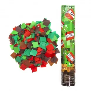 Пневмохлопушка (30 см), Пиксели, Квадраты тишью, 1 шт.