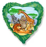 И 9"/23см Мини Друзья в Джунглях (Мадагаскар) / Friends in Jungle / 1 шт / (Испания)