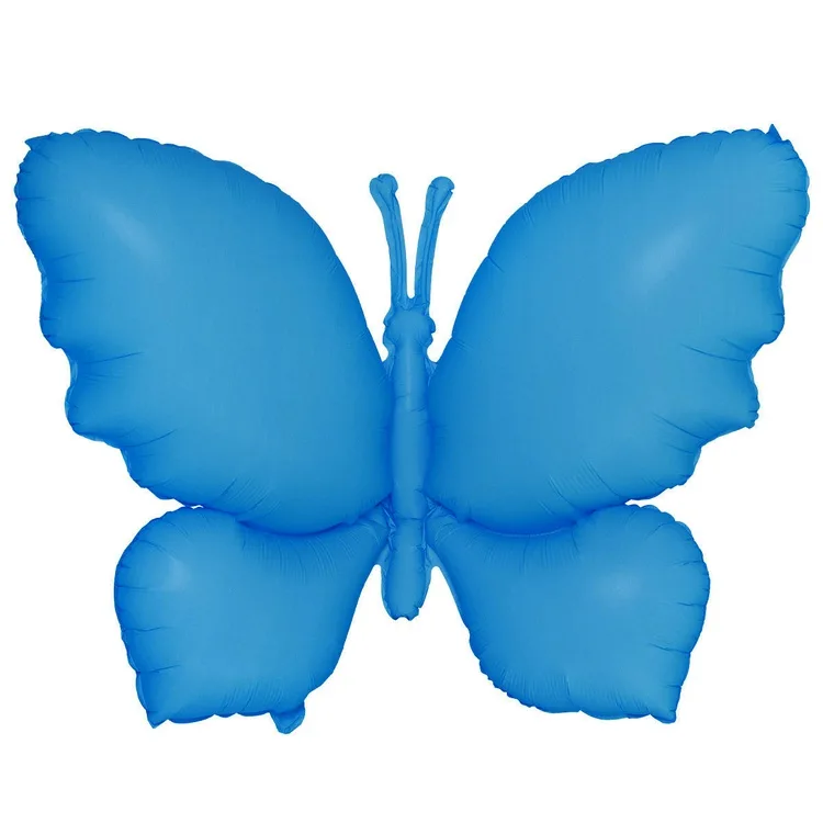 К 38"/95 см Бабочка неон голубая (Китай)