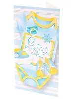 Dream Cards Конверт для денег С рождением сына (боди) (10 шт)