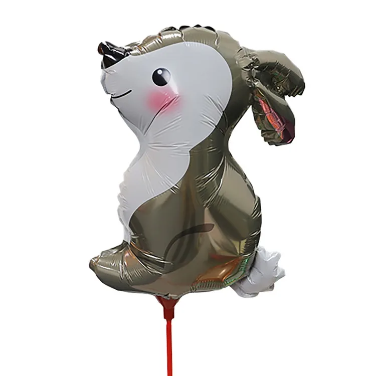 К 12"/30 см Зайка на палочке/ 1 шт./(Китай)