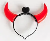 Ободок с подсветкой "Рожки"