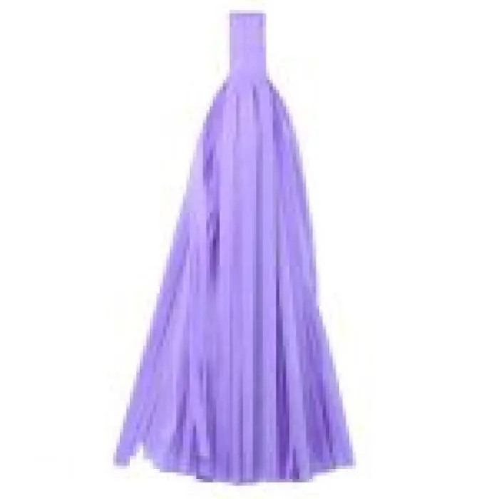 Гирлянда Тассел, Сиреневая /набор 10 листов/