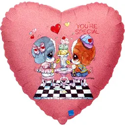 И 18'  Сердце, Грустный Сэм: Ты особенный, Розовый/ 1 шт.