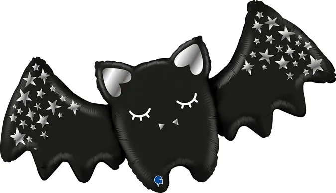 G 14"/36см Летучая мышь, Серебряные звездочки, 1 шт.(Италия)