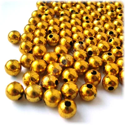 Жемчуг 8мм золото, 144 шт.